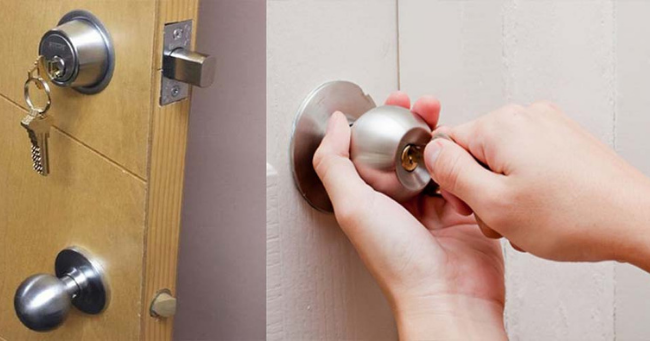 Cắm chìa khóa vào cửa trước khi đi ngủ sẽ tránh được trộm: Các nữ sinh khi ở trọ càng nên áp dụng