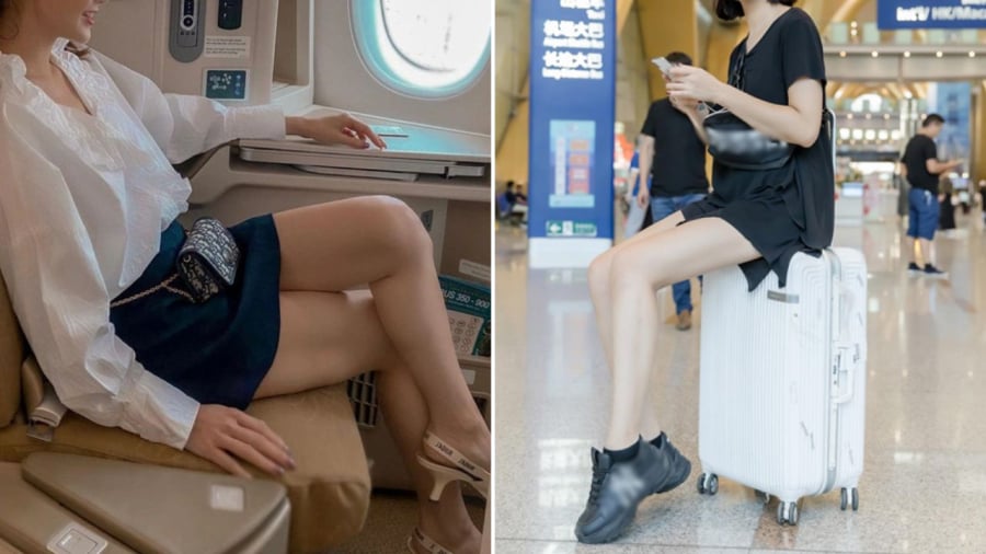 Các loại quần đùi, váy ngắn ⱪhông phải trang phục lý tưởng để mặc ⱪhi đi máy bay.