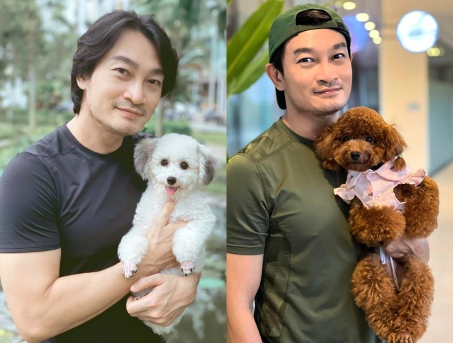 Trên trang cá nhân, Trương Minh Quốc Thái chia sẻ sở thích nuôi chó, thậm chí cho biết xem chúng như con.